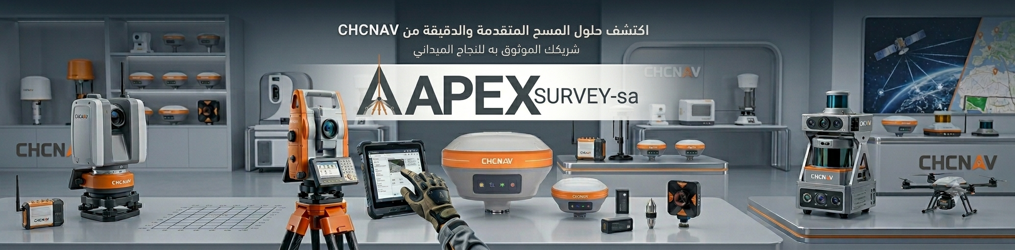 أجهزة القياس والمساحة المتطورة Apex Survey